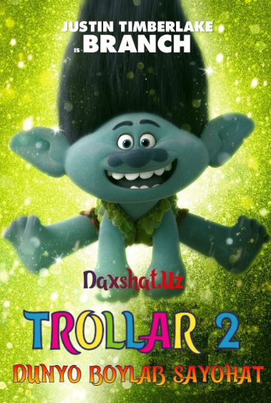 Trollar 2 Dunyo Bo'ylab Sayohat O'zbek tilida Tarjima Multfilm HD