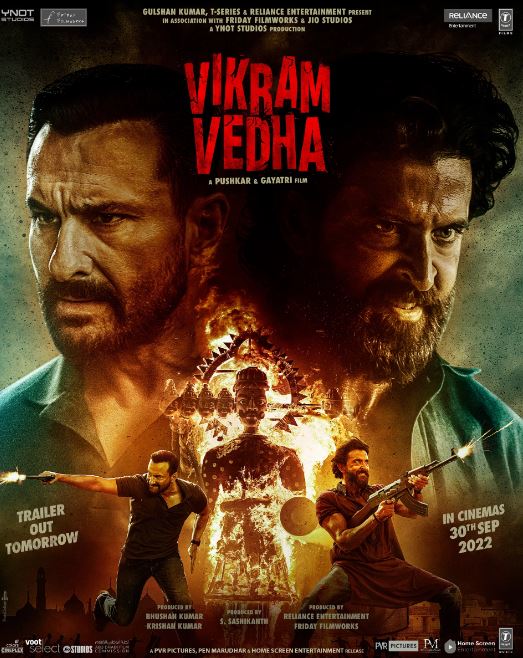 Vikram Vedha 2022 Hind kino Uzbek tilida Tarjima kino Skachat